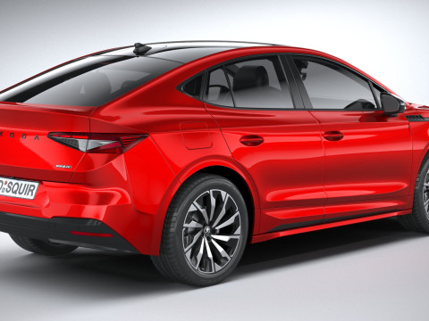 Skoda Enyaq Coupe 2025 3D Модель