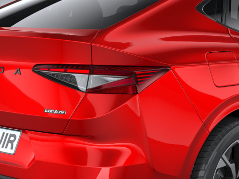 Skoda Enyaq Coupe 2025 3D Модель