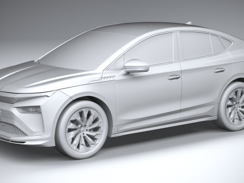 Skoda Enyaq Coupe 2025 3D Модель