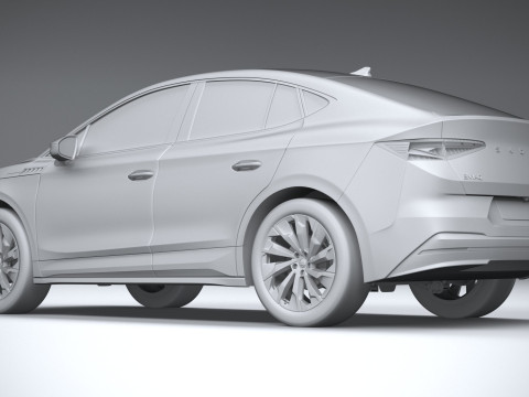 Skoda Enyaq Coupe 2025 3D Модель