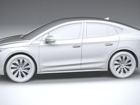 Skoda Enyaq Coupe 2025 3D Модель
