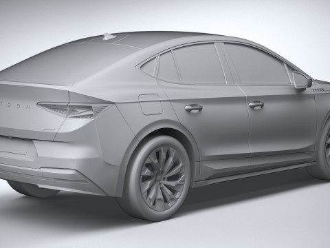 Skoda Enyaq Coupe 2025 3D Модель