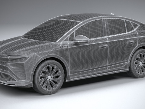 Skoda Enyaq Coupe 2025 3D Модель