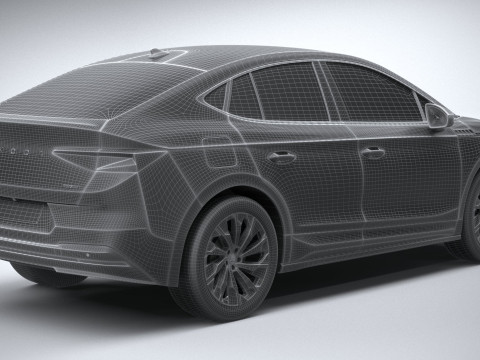 Skoda Enyaq Coupe 2025 3D Модель