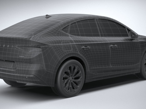 Skoda Enyaq Coupe 2025 3D Модель