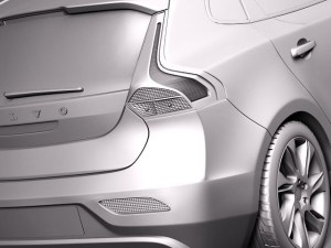 Volvo V40 2013 3D 模型