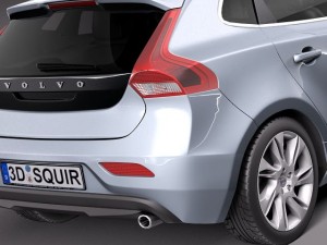 Volvo V40 2013 3D 模型