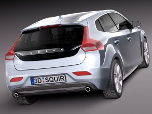 Volvo V40 2013 3D 模型
