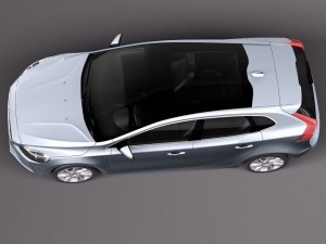 Volvo V40 2013 3D 模型