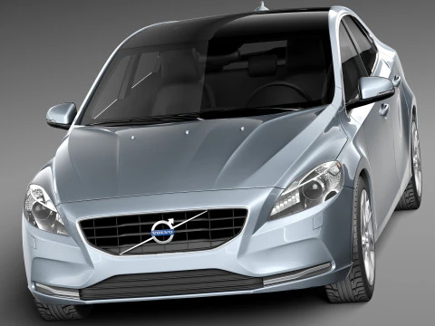 Volvo V40 2013 3D Model