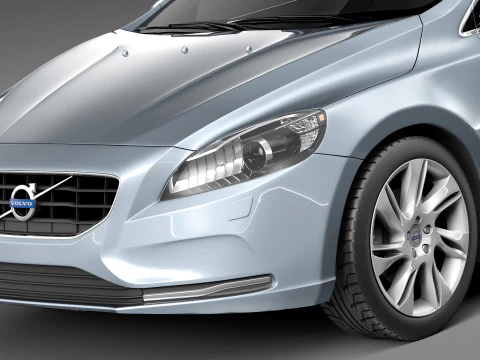 Volvo V40 2013 3D Model