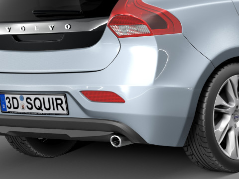 Volvo V40 2013 3D Modell