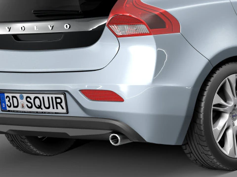 Volvo V40 2013 3D Model