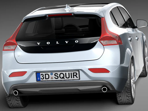 Volvo V40 2013 3D Model