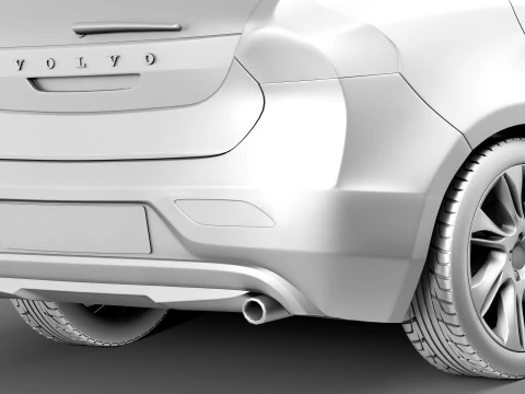 Volvo V40 2013 3D Model