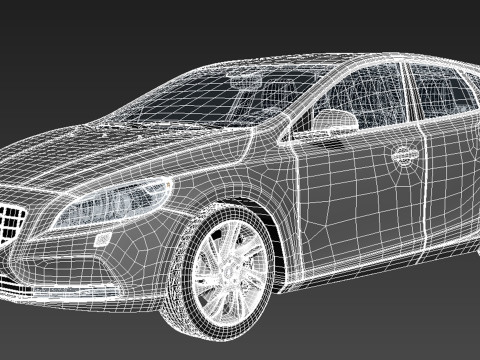 Volvo V40 2013 3D Modell