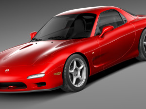 Mazda RX-7 1992-1996 3D Model