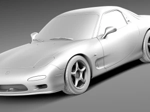 Mazda RX-7 1992-1996 3D Model