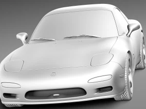 Mazda RX-7 1992-1996 3D Model