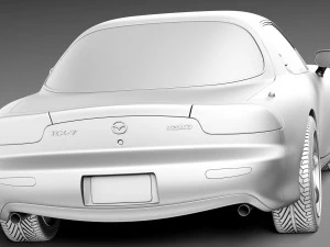 Mazda RX-7 1992-1996 3D Model
