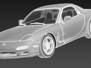 Mazda RX-7 1992-1996 3D मॉडल