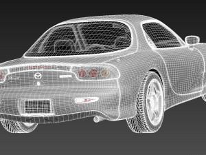 Mazda RX-7 1992-1996 3D मॉडल