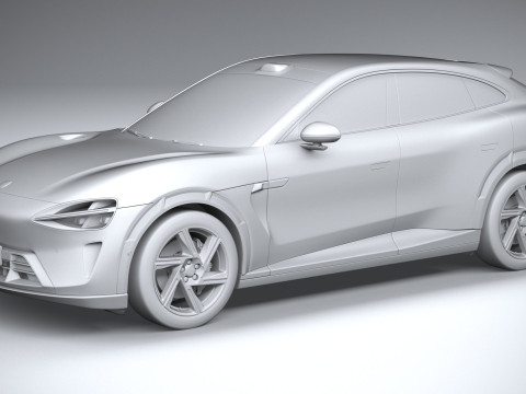 Xiaomi YU7 2025 3D Model