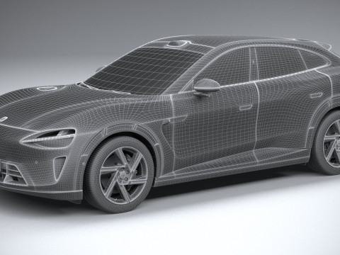 Xiaomi YU7 2025 3D Model