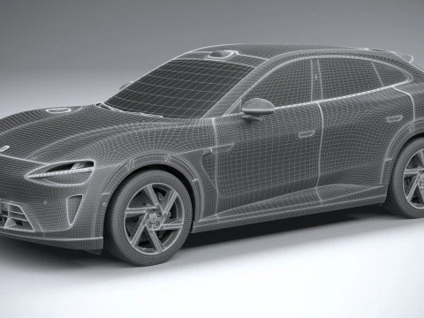 Xiaomi YU7 2025 3D Model