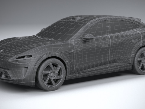 Xiaomi YU7 2025 3D Model