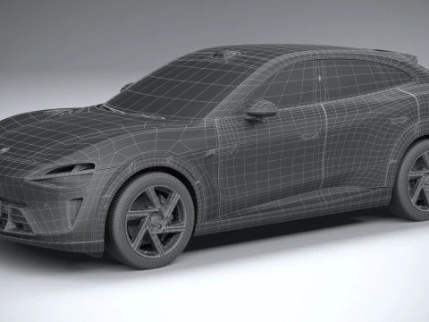 Xiaomi YU7 2025 3D Model