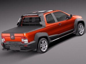 Fiat Strada Adventure 2013 Model 3D