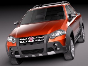 Fiat Strada Adventure 2013 Model 3D