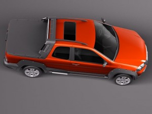 Fiat Strada Adventure 2013 Model 3D