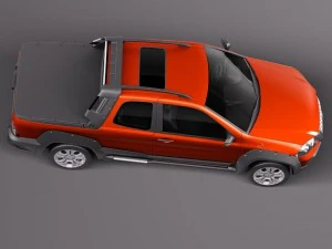 Fiat Strada Adventure 2013 3D Model