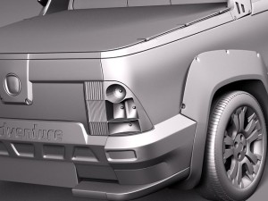 Fiat Strada Adventure 2013 Model 3D