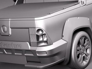 Fiat Strada Adventure 2013 3D Model