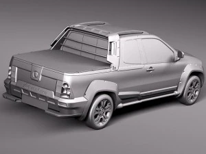 Fiat Strada Adventure 2013 3D Model