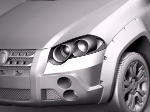 Fiat Strada Adventure 2013 Model 3D