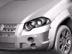 Fiat Strada Adventure 2013 3D Model