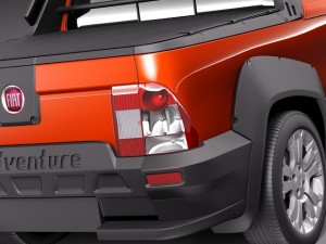Fiat Strada Adventure 2013 Model 3D