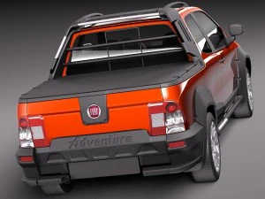 Fiat Strada Adventure 2013 3D Model