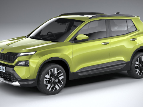 Skoda Kylaq 2025 3D Model