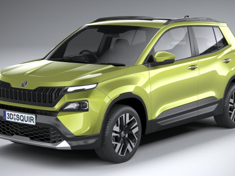 Skoda Kylaq 2025 3D Модель