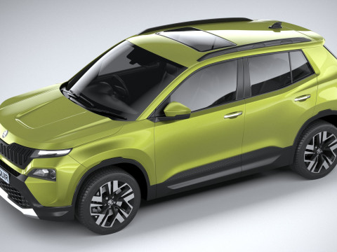 Skoda Kylaq 2025 3D Модель