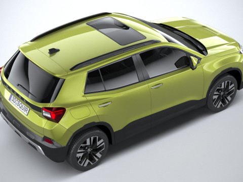 Skoda Kylaq 2025 3D Модель