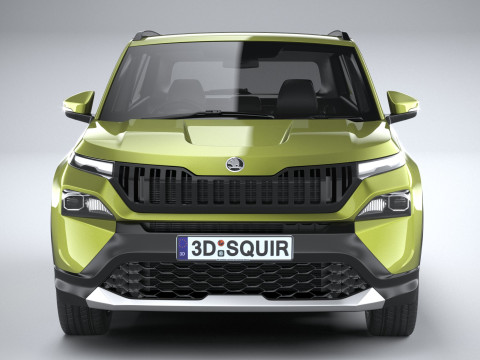 Skoda Kylaq 2025 3D Модель