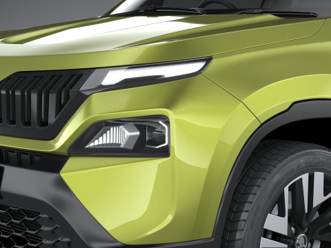 Skoda Kylaq 2025 3D Модель