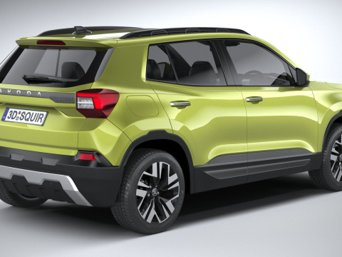 Skoda Kylaq 2025 3D Модель