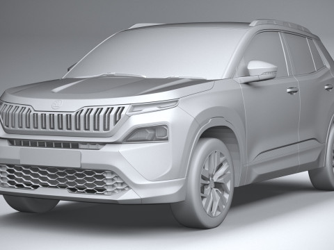 Skoda Kylaq 2025 3D Модель